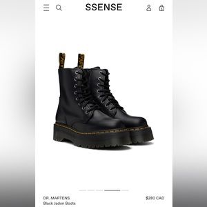Dr. Martens Jadon Leather Boots